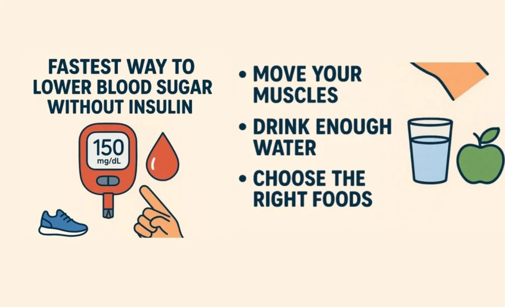 Fastest Way to Lower Blood Sugar Without Insulin