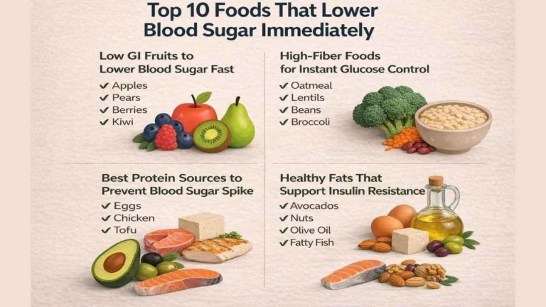 Foods That Lower Blood Sugar Immediately