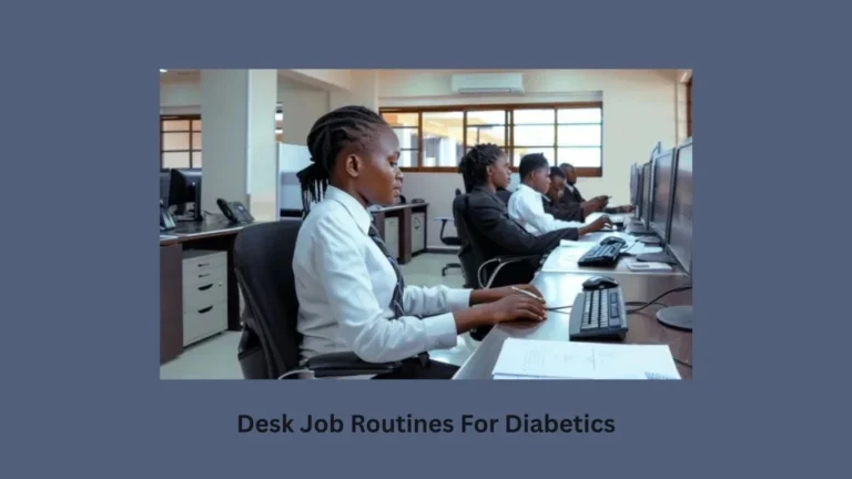 desk job routines for diabetics